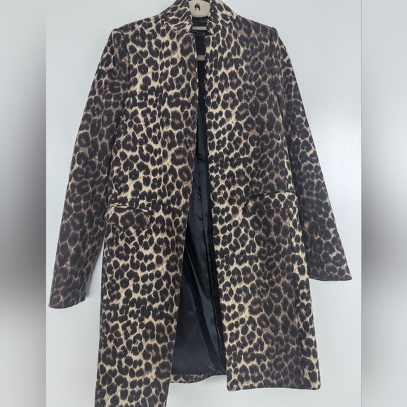 Zara leopard print coaot - Picture 1 of 3